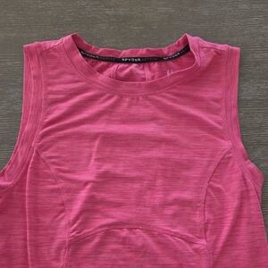 Spyder Active Pink Muscle Tee